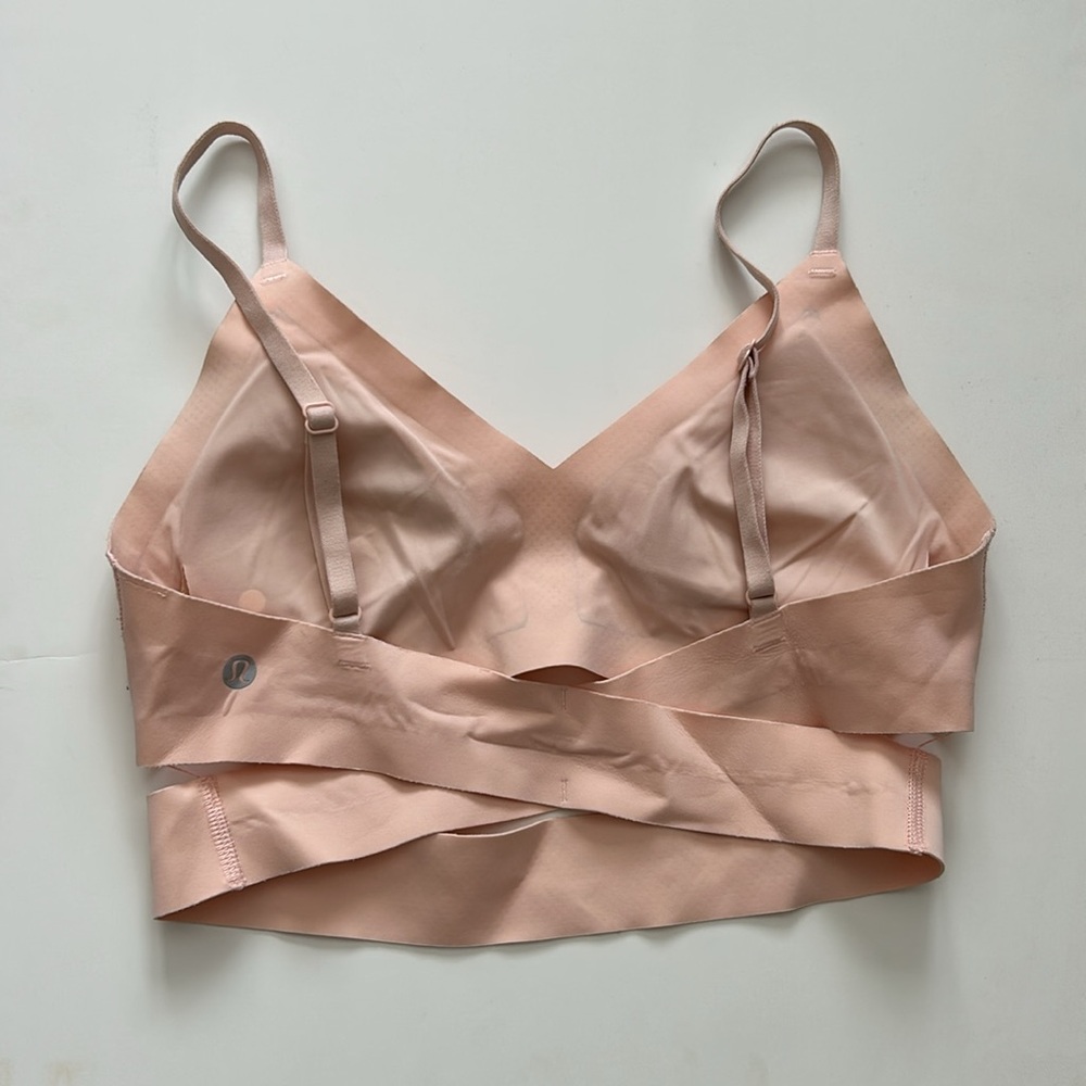 Lululemon light pink bra (similar to Still Now Bra)